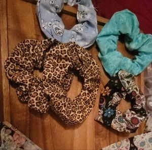 Homemade scrunchies